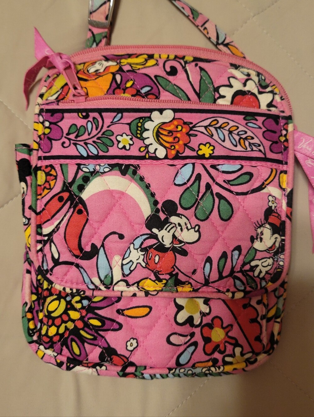 Vera Bradley Just Mousing Around Mini Hipster Crossbody Disney Park Collection